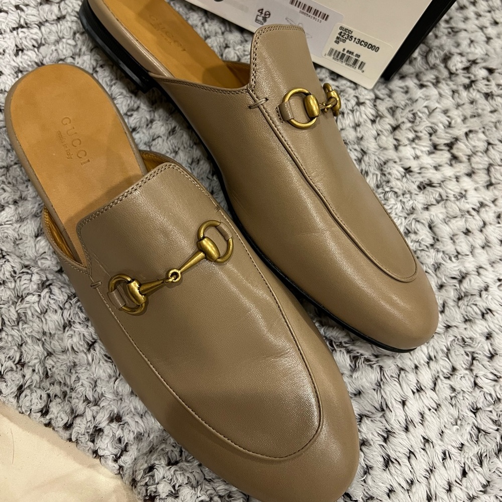 Gucci mules never been worn